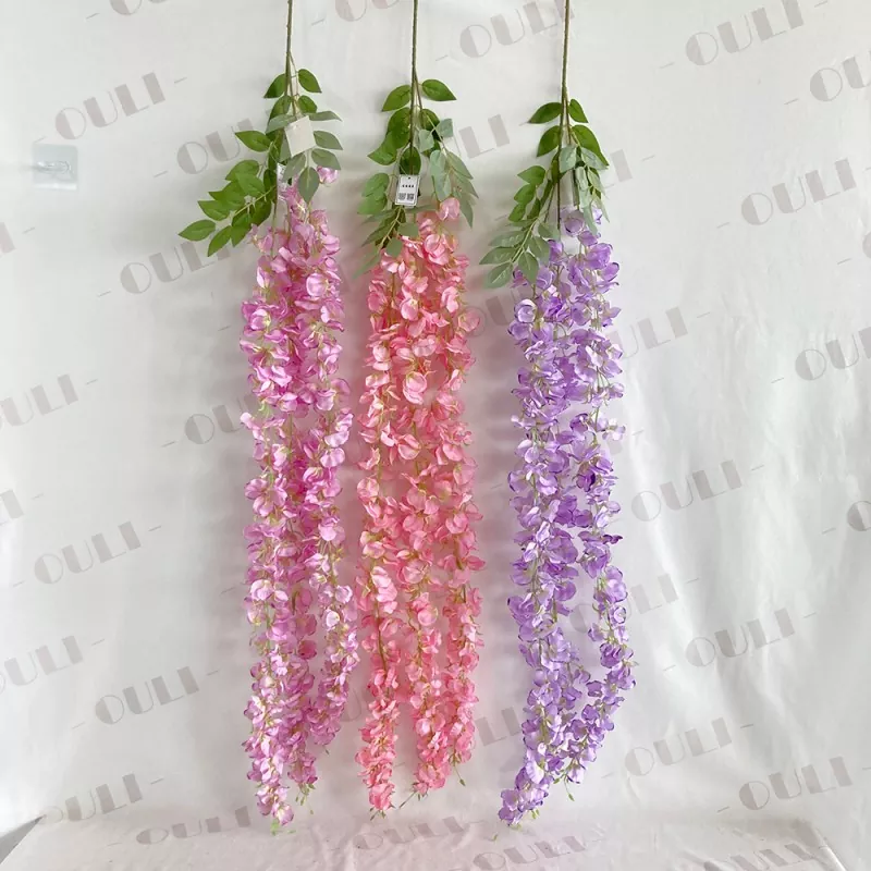 3 Forks Artificial Wisteria Flowers