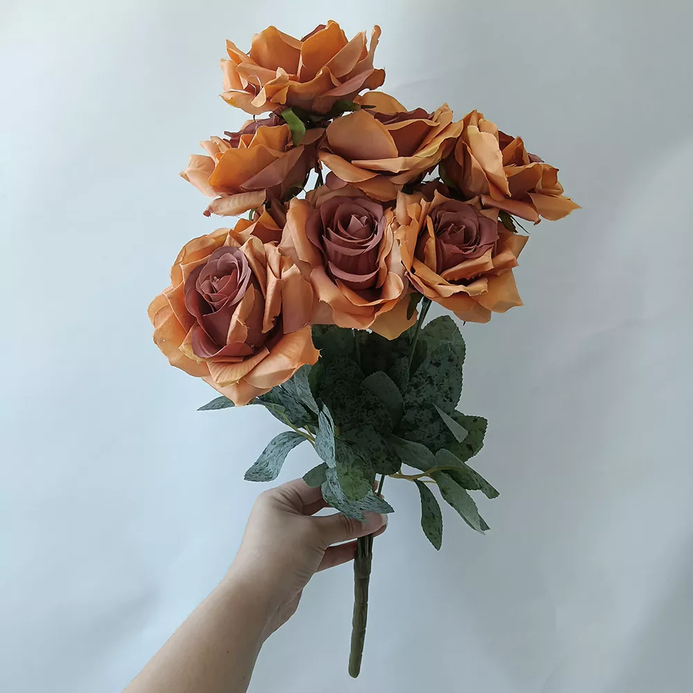 Fake Flower Silk Rose Bouquet