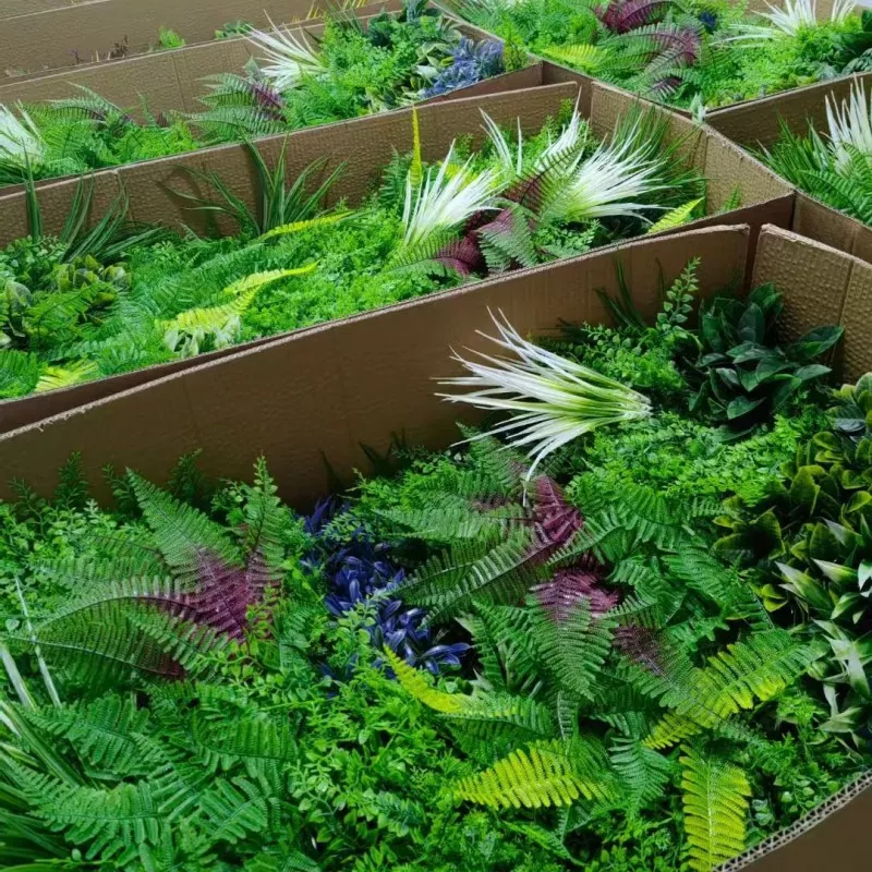 Faux Greenery Wall
