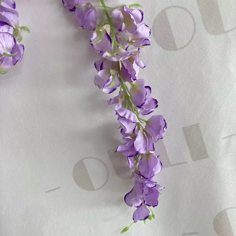 artificial silk white wisteria flower vine