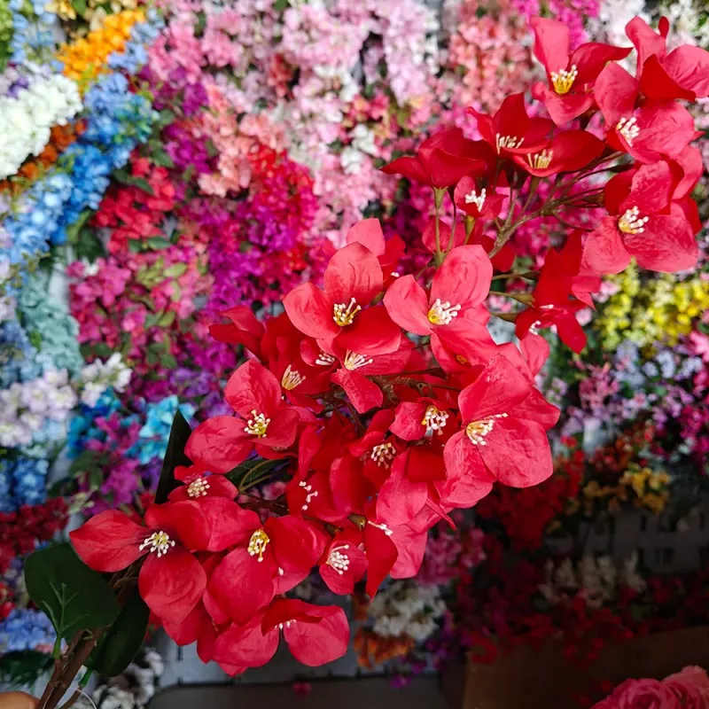 Silk Bougainvillea Flower Spray
