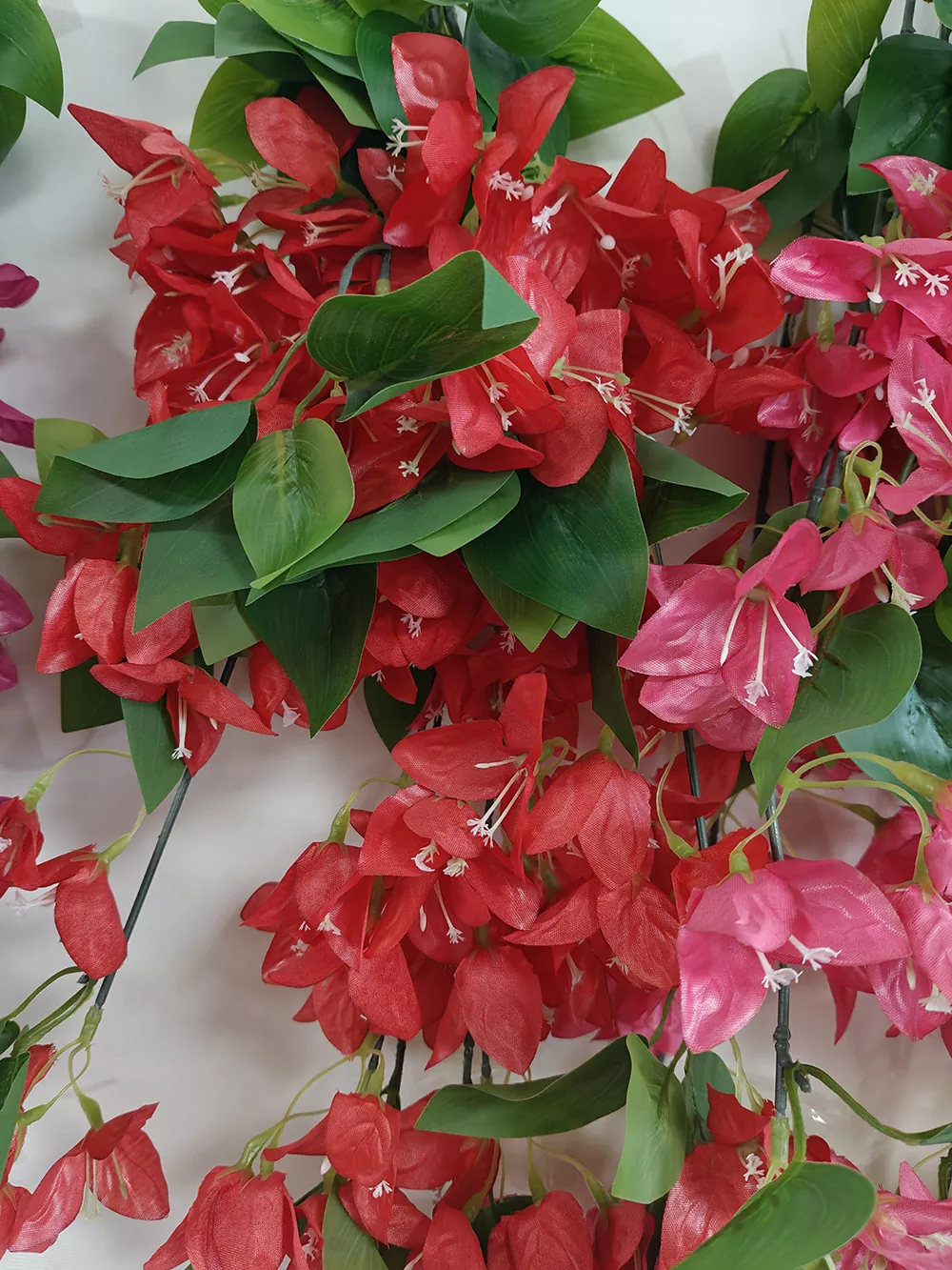 Silk Bougainvillea Wall Hanging