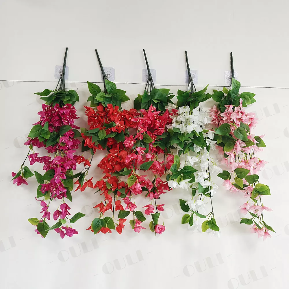 Silk Bougainvillea Wall Hanging