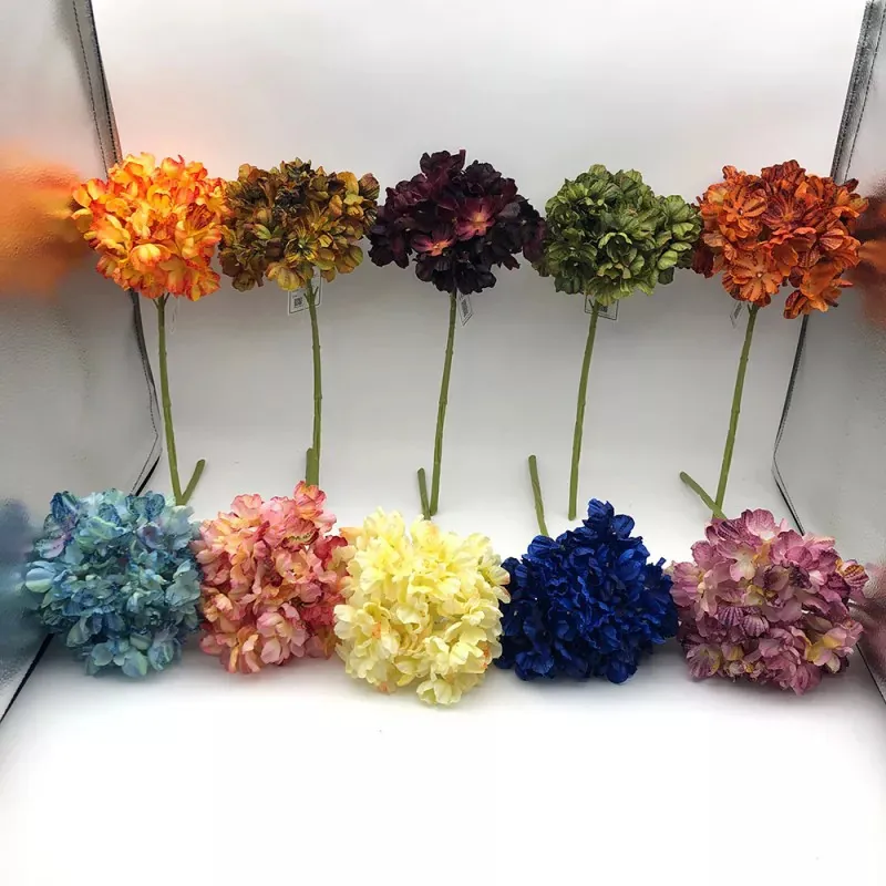 Dried Touch Hydrangea Artificial Flowers