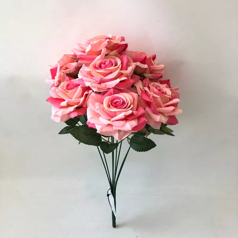 wholesale artificial rose bushes for outdoor garden supply