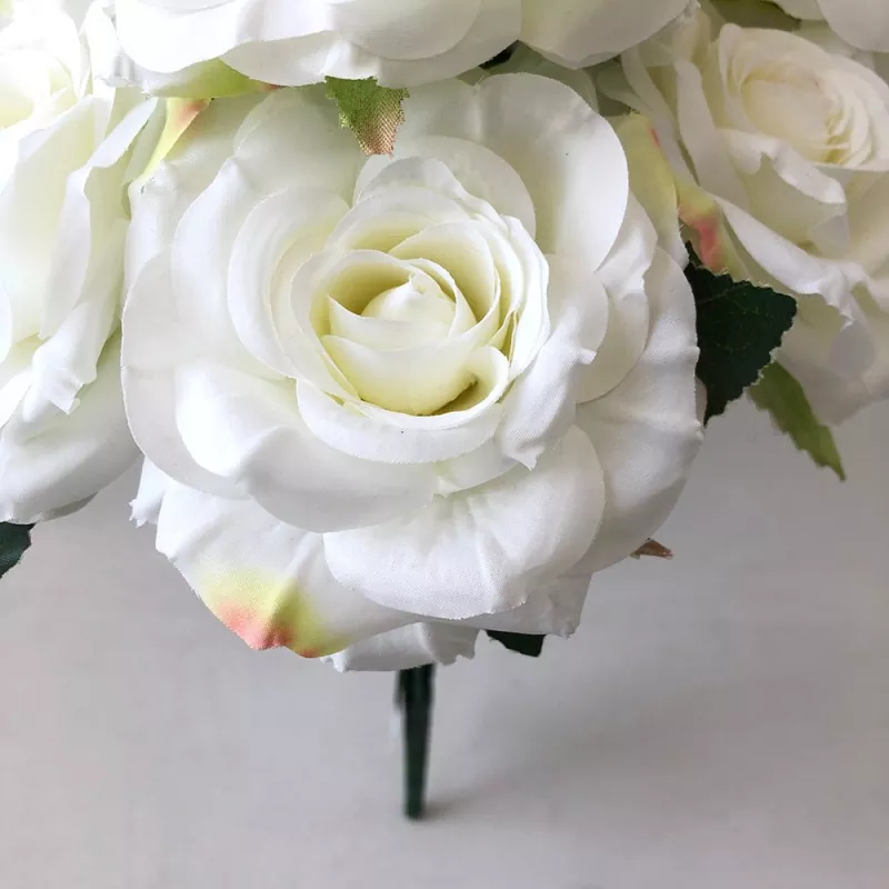 rose silk flower with CE certification from China factory