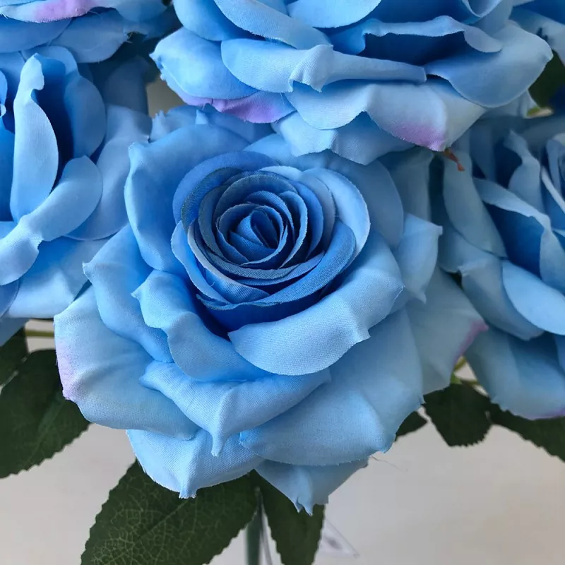 artificial white rose bouquet for hotel room ambiance