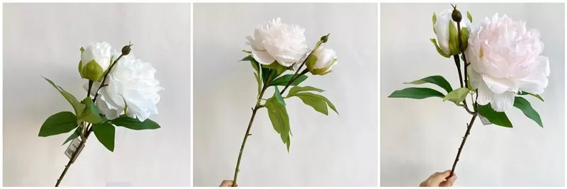 Silk Artificial Peony Flowers