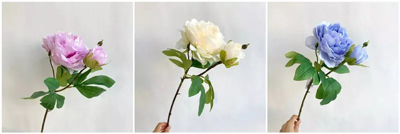 Silk Artificial Peony Flowers