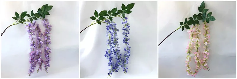 Latex real touch artificial lily and long stem silk flowers for luxury wedding styling