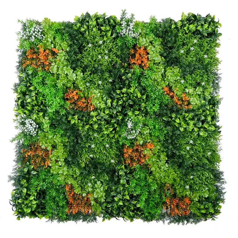 Vertical Faux Plant Wall for Retail Store Decor