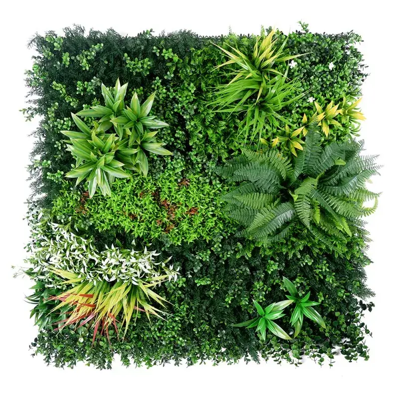 Outdoor Artificial Green Wall with UV Protection