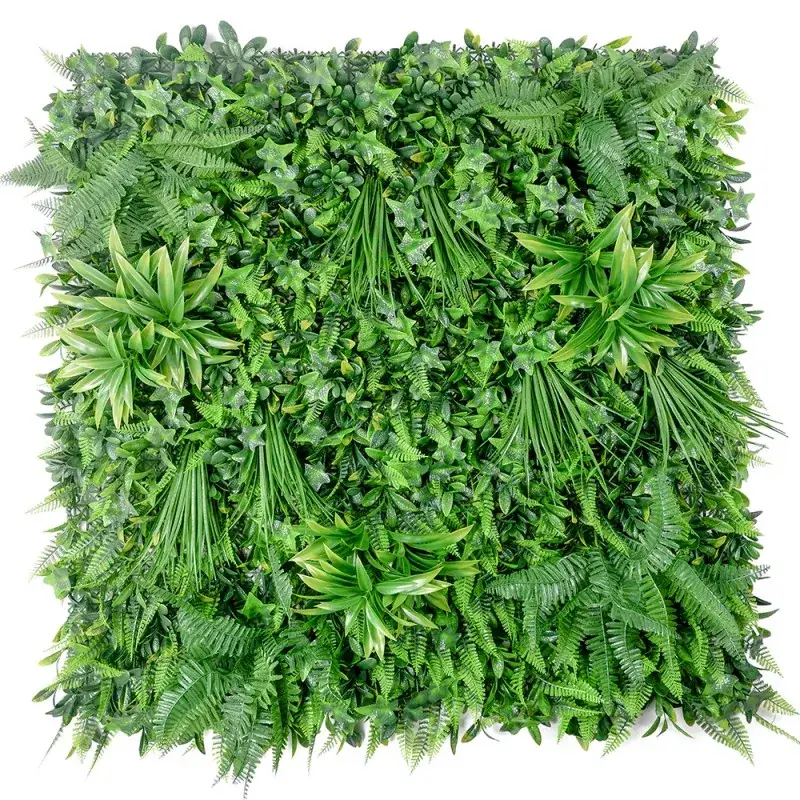 UV Resistant Artificial Grass Vertical Panel for Outdoor Use