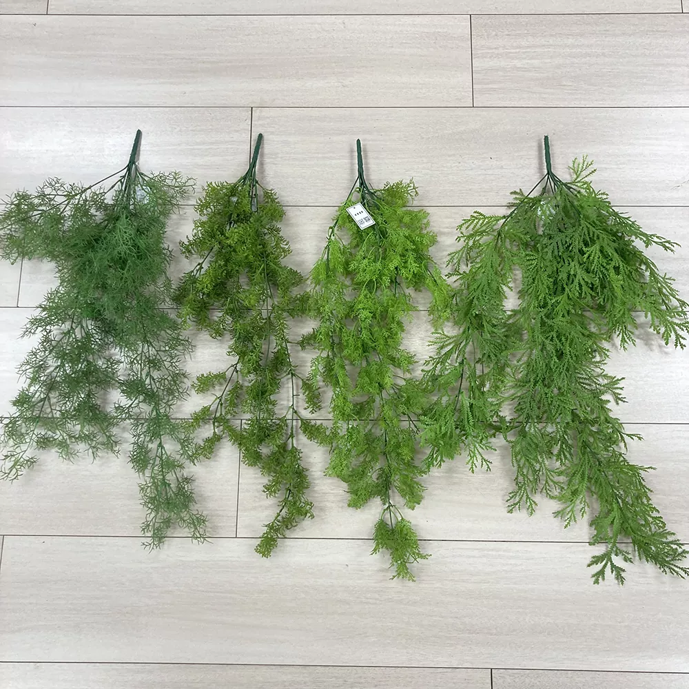 Faux Fern Vertical Wall Panel with Dense Foliage