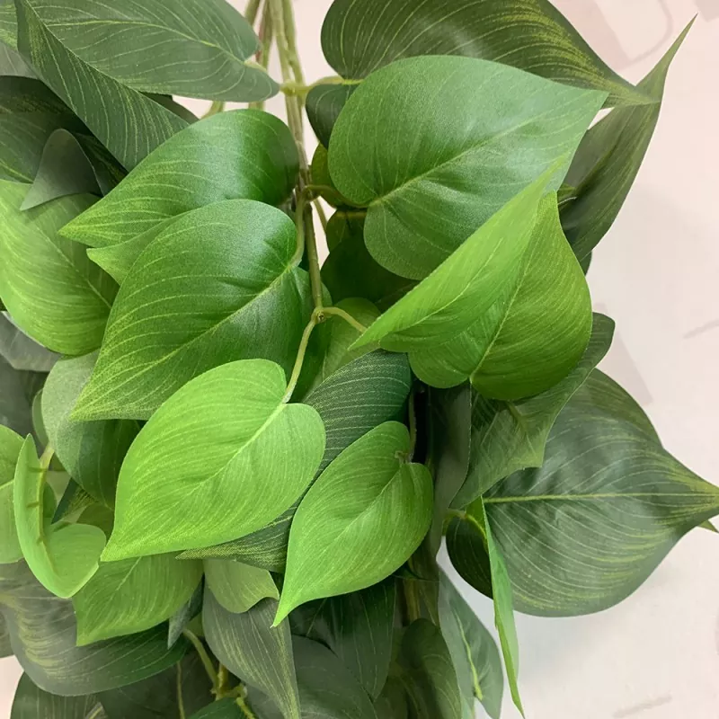 Green trailing Wall Hanging Artificial Plants for vertical display