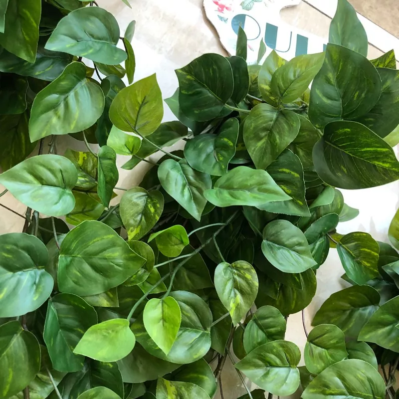 Silk leaf Wall Hanging Artificial Plants for interior walls