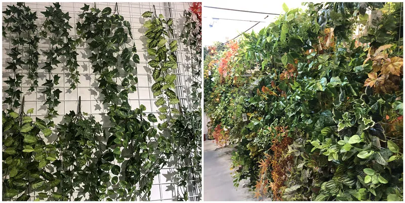 OULI® wall installation of artificial trailing vines