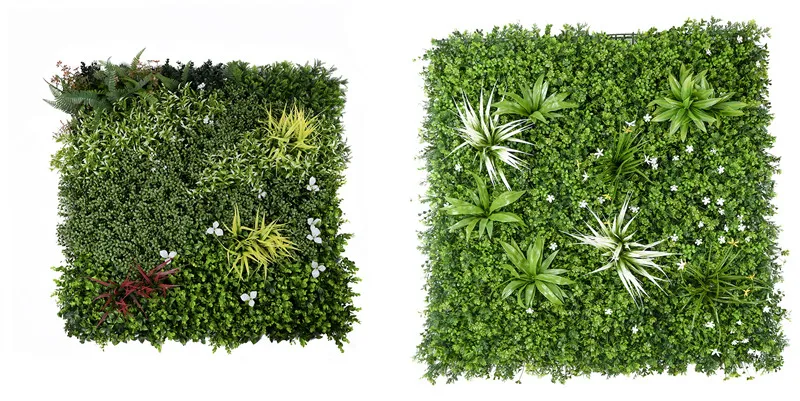 faux grass plant wall ideal for logo backdrops