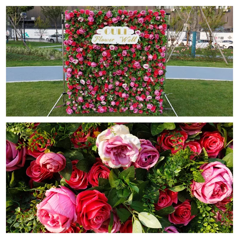Large wedding backdrop flower wall wholesale with fast shipping
