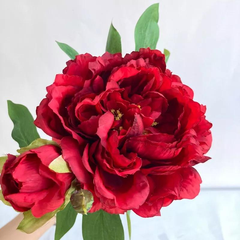 Silk Artificial Peony Flowers