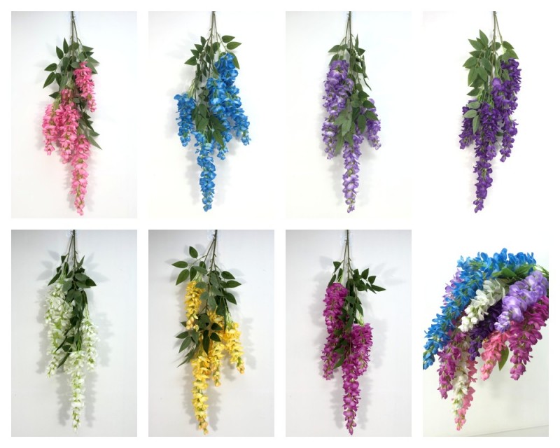 123 cm Artificial Wisteria Branch