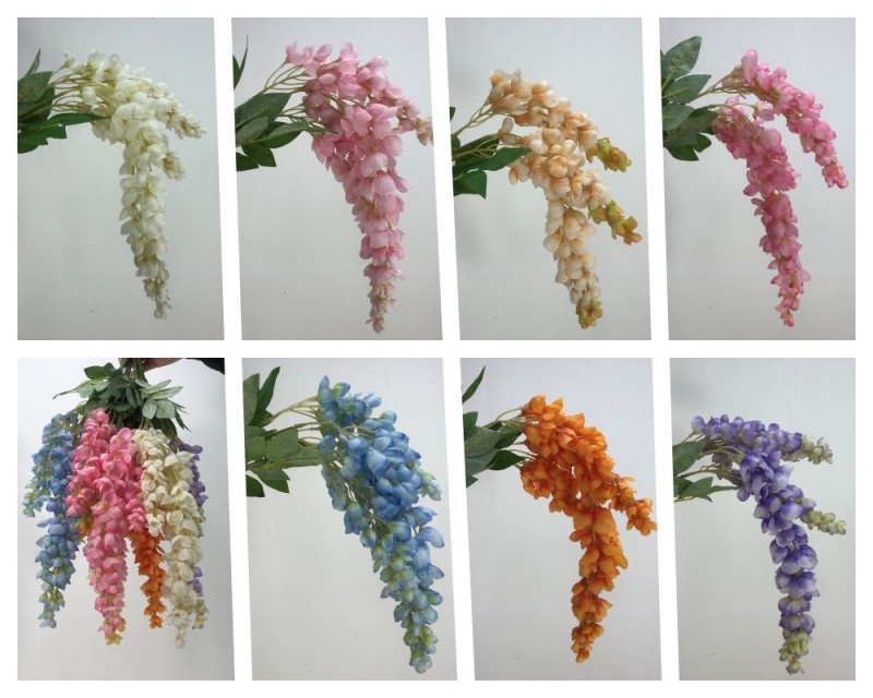 63cm Artificial Wisteria Branch