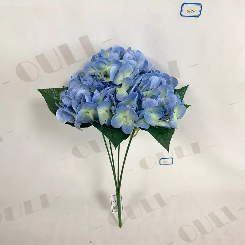 OULI® Real Touch hydrangea bouquet 5 heads for hotel decoration