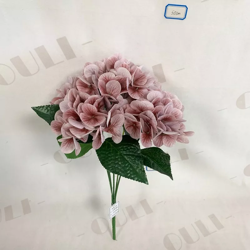 Realistic hydrangea artificial flowers bouquet for gift shops