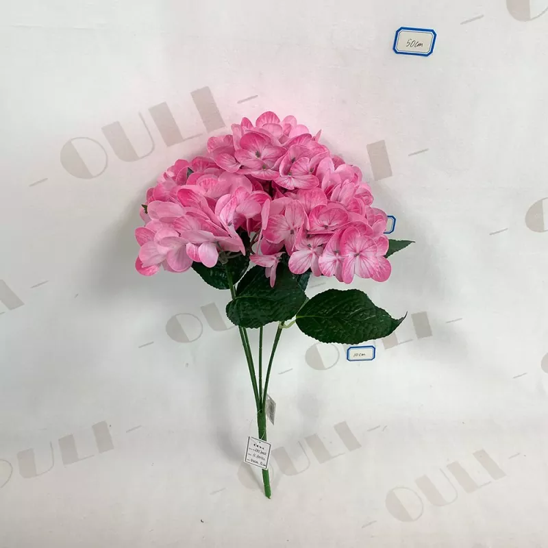 Realistic hydrangea artificial flowers bouquet for gift shops