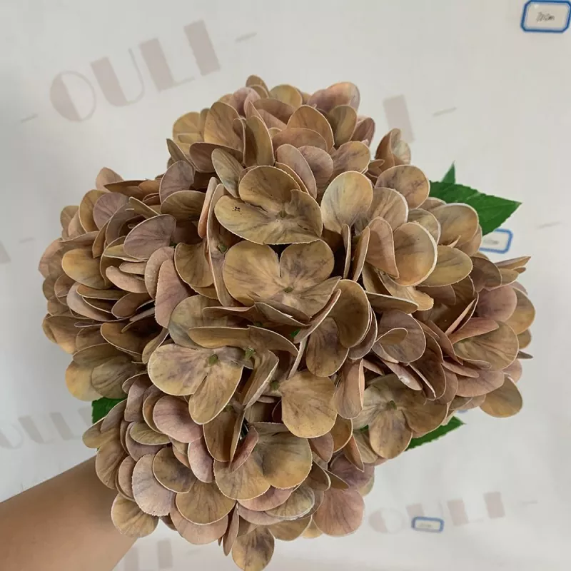 Autumn-themed faux hydrangea branches perfect for seasonal event decoration