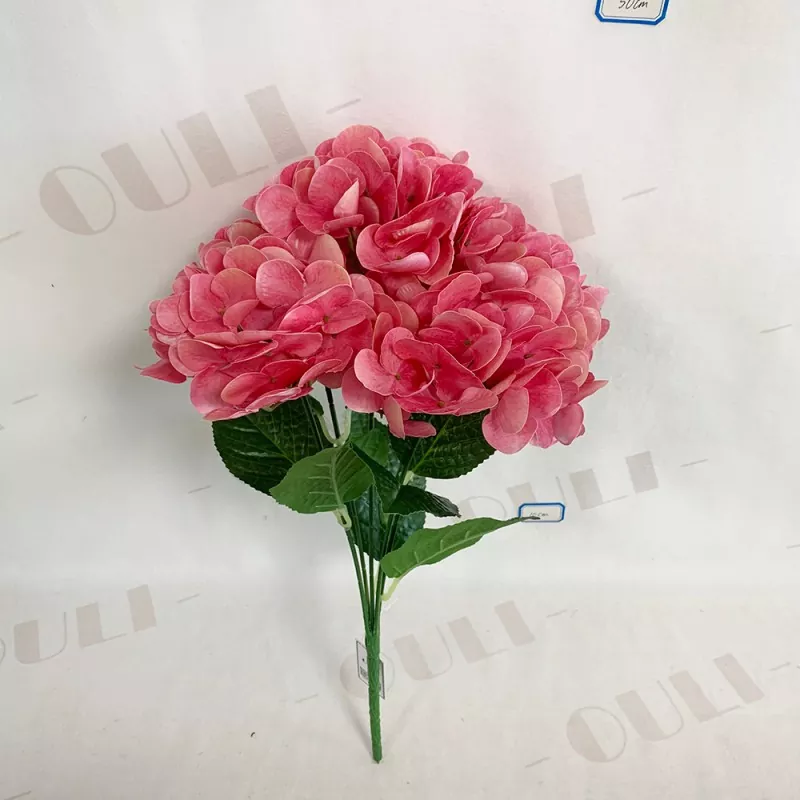 Rigid PVC hydrangea artificial flowers wholesale for retailers and resellers