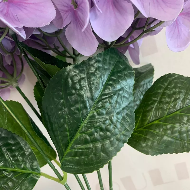 Durable plastic hydrangea artificial flower stems for DIY floral arrangements