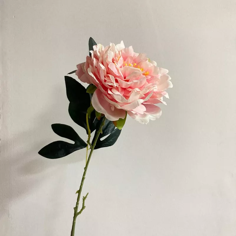 Long Single Stem Fake Peony