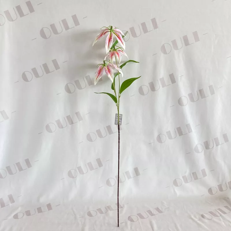 Pu Artificial Lily Flowers