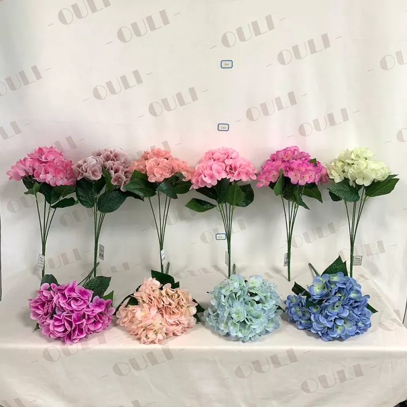 Real Touch Hydrangea Artificial Flowers