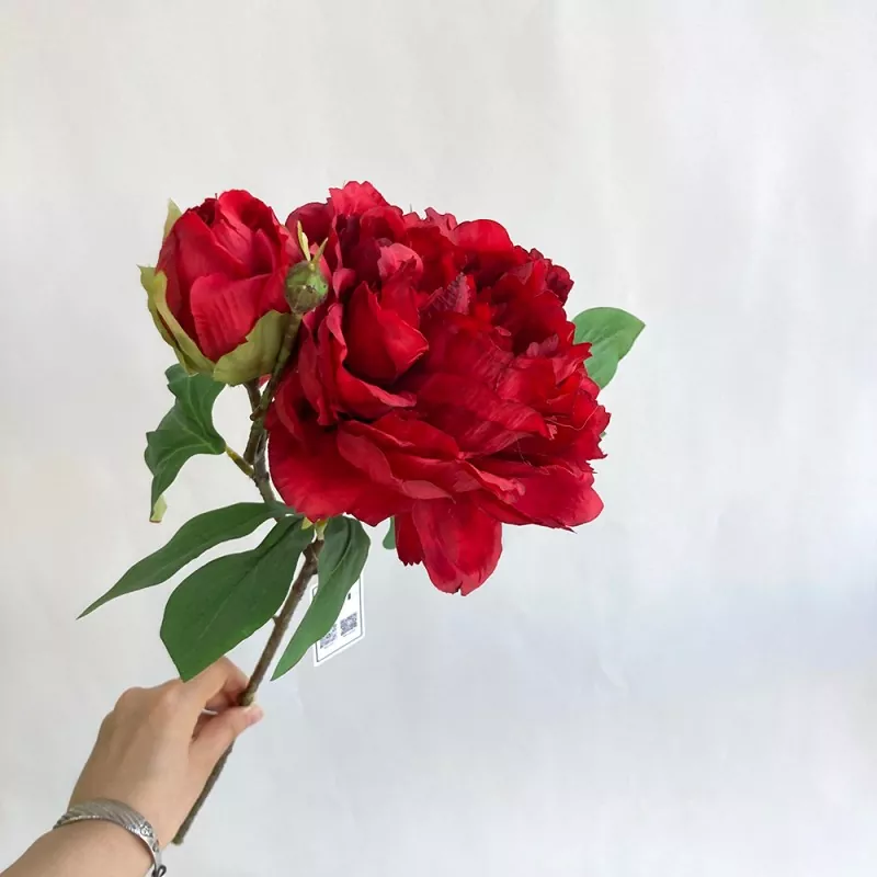 Silk Artificial Peony Flowers