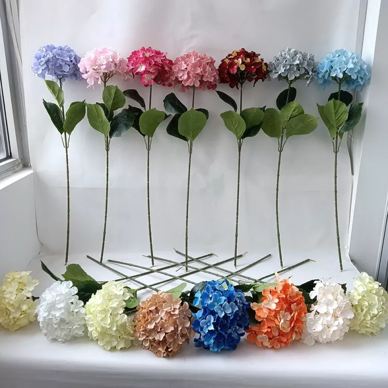 Silk Fake Hydrangea Flowers