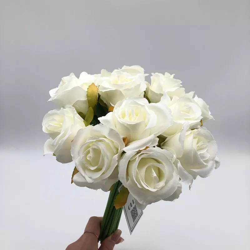 Silk Rose Bridal Bouquet