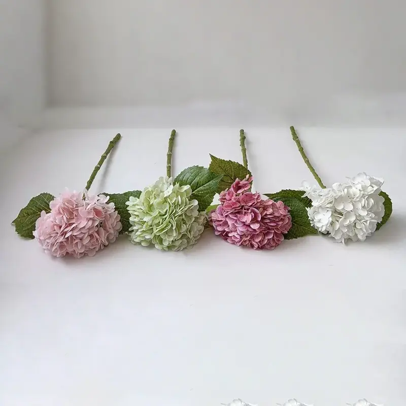 Single Stem Real Touch Artificial Hydrangeas
