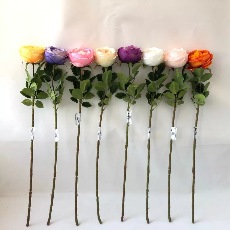 White Fake Peony Flowers