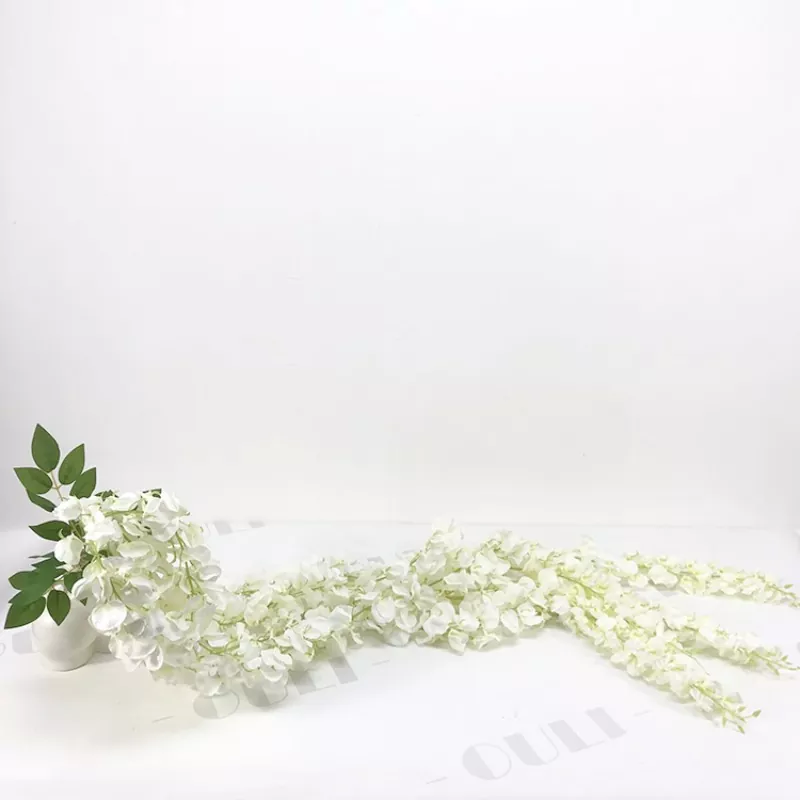 White Fake Wisteria Flowers